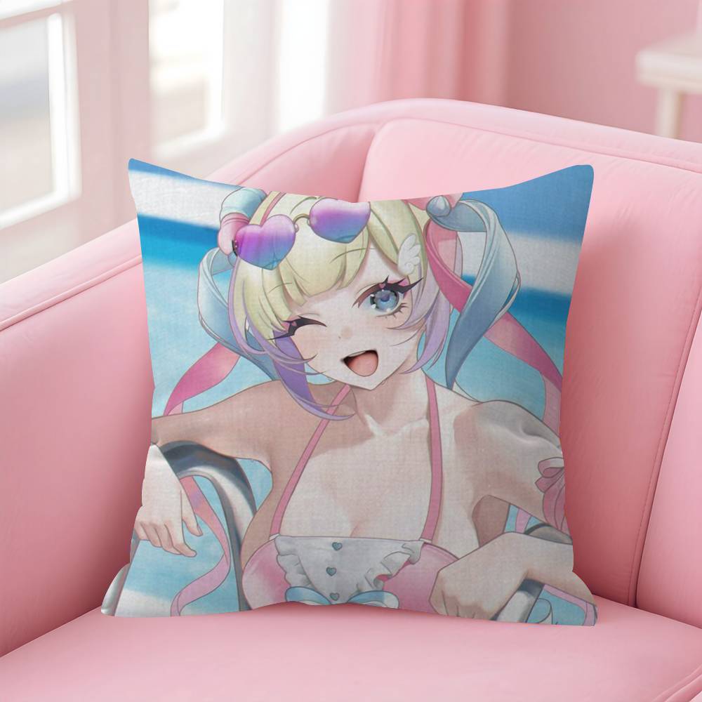Needy Girl Overdose Game Pillow Gift Home Office Decoration Pillow Bedroom Sofa Car Cushion Coverpillow Case