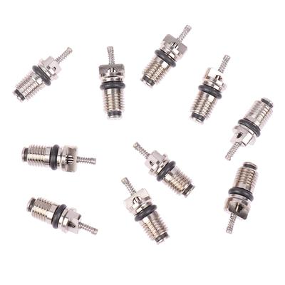 10Pcs Ac R134A Valve Core Automotive Car Air Conditioning Cores Needles Repair Kit Heat Resistant Vehicle Car Accessories