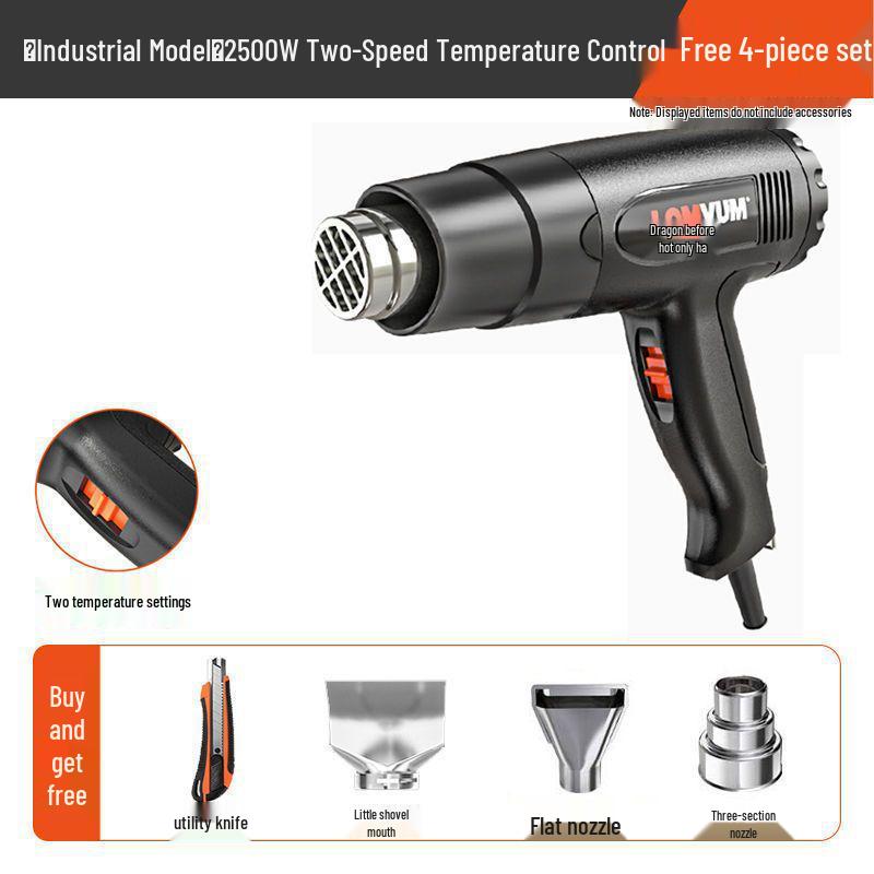 High-Power Digital Display Heat Gun for Industrial Use