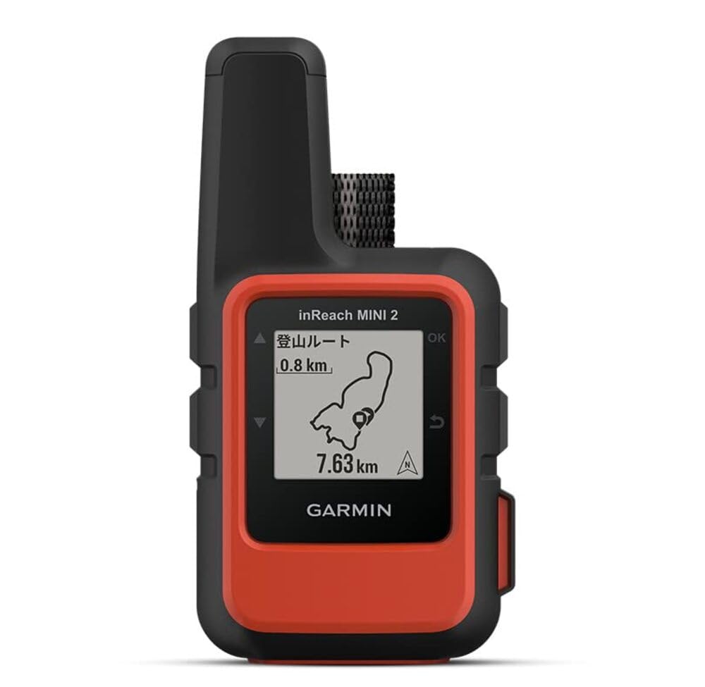 

GARMIN Зручна GPS-навігація Garmin inReach Mini 2 Flame Red, сумісна з японськими малими Android/iOS [Оригінальний продукт]