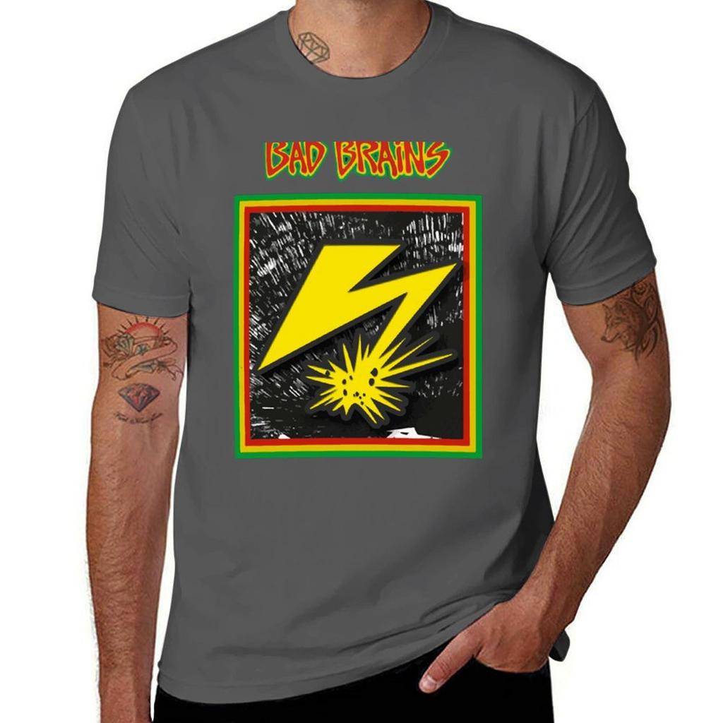 Bad Brains TShirt Basic Casual Short Sleeve Cotton Shirt