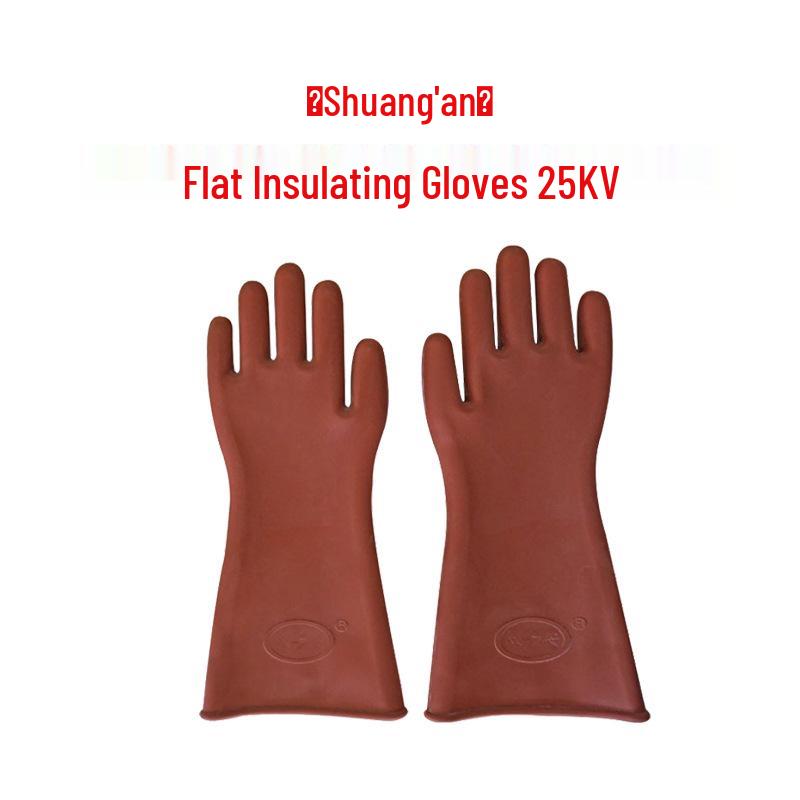 10kV Electrician Anti-Shock Insulating Rubber Gloves for Power Maintenance
