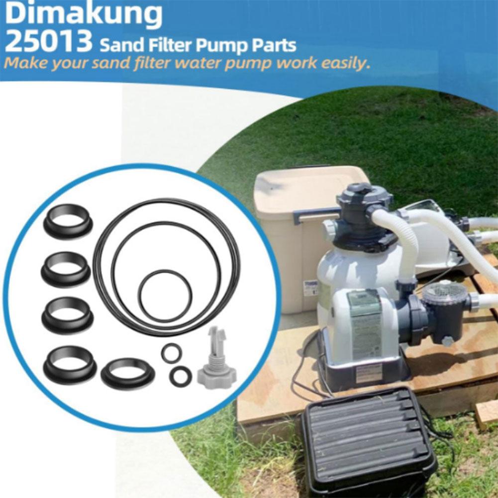 Sandfilterpumpe Dichtung Dichtungsring Teile Entlüftungsventil & O-Ringe für Intex Sandfilterpumpe Dichtung Dichtungsring Kit