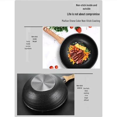 Obsidian Series 32cm Non-stick Wok