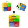 Educational 4-Piece Toy Set: Letter, Shape, Number Cards & Dice