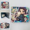 Japan cartoon comics Demon Slayer Student Coin Purse Short Bi-fold Wallet 0003