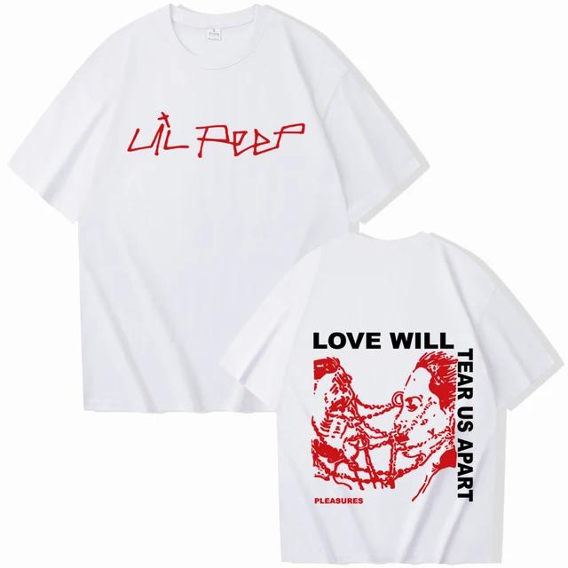 

Lil Peep Love Will T Shirt Casual Loose Fashion Summer T-Shirts Unisex Men Women Harajuku O-Neck Short Sleeve Cotton Shirts M