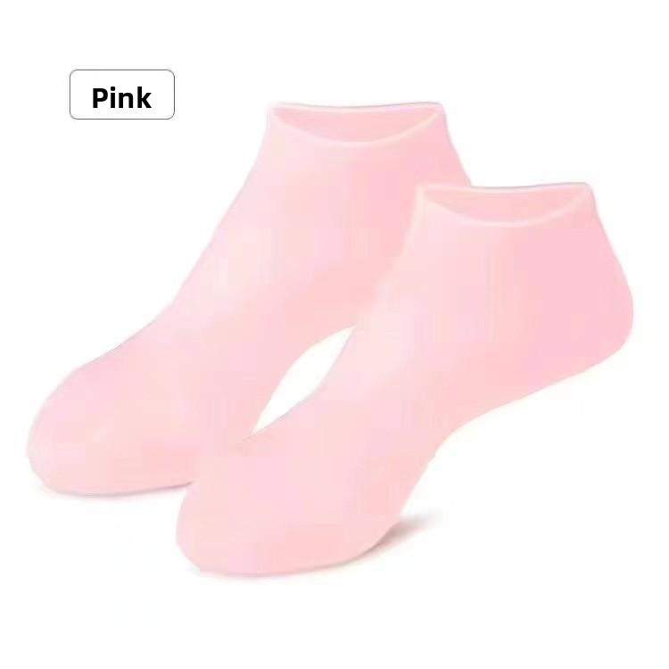 Silicone Heel Protector Socks Moisturizing Anti-Friction Foot Care for Cracked Heels