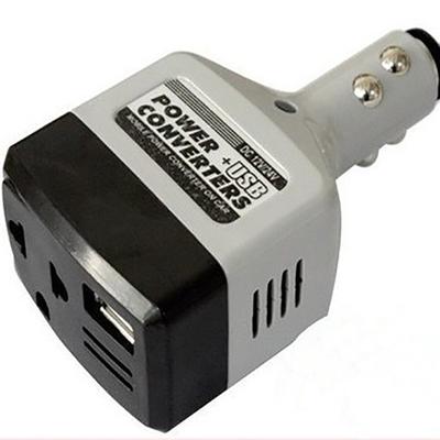 12V/ 24V CC A 220V Alimentazione Auto Tensione Adattatore USB Inverter Per Veicoli Camion Plastica Ritardante di Fiamma ABS Accessori Auto