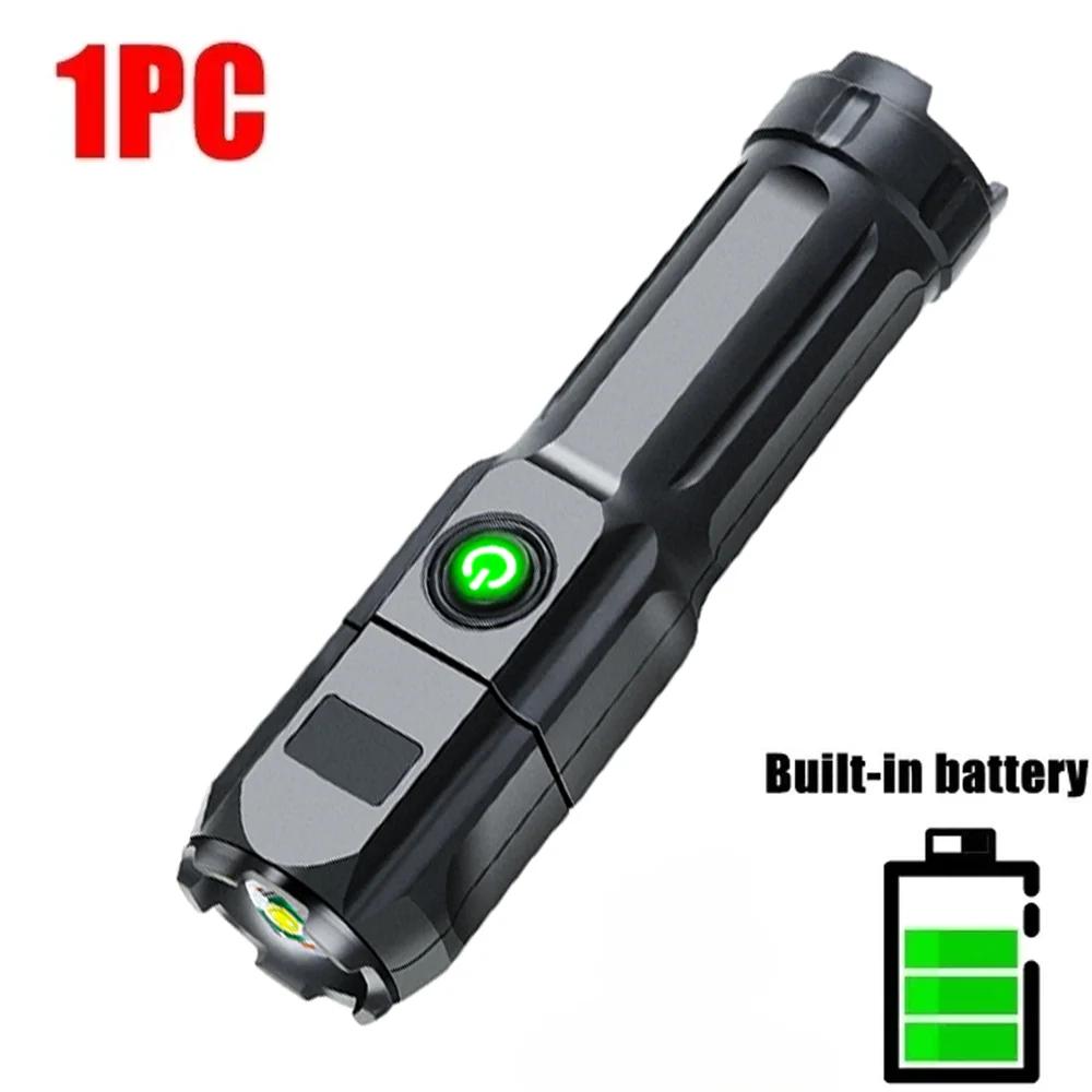 Super Bright Flashlight USB Rechargeable LED Headlamp Tactical Head Torch Light Outdoor Waterproof Camping Fishing Lantern