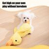 Yousheng Dog Toys Duck Shape with Sound Chew Toy Soft Safe Odor-Free Interactive Stress Relief Plush Toy for