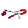 1Pair/Set Women Men Red Breast Nipple Clamps Clips Fetish Flirting Teasing Toys With 2 Bells
