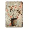 Vintage Metal Sign Kolibri Kitchen Garden Decor