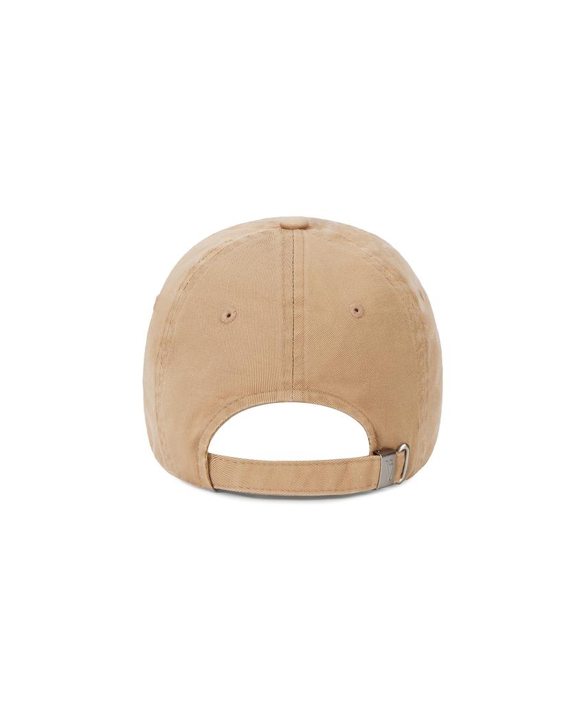 Bajal Logo Oversized Chino Ball Cap Beige