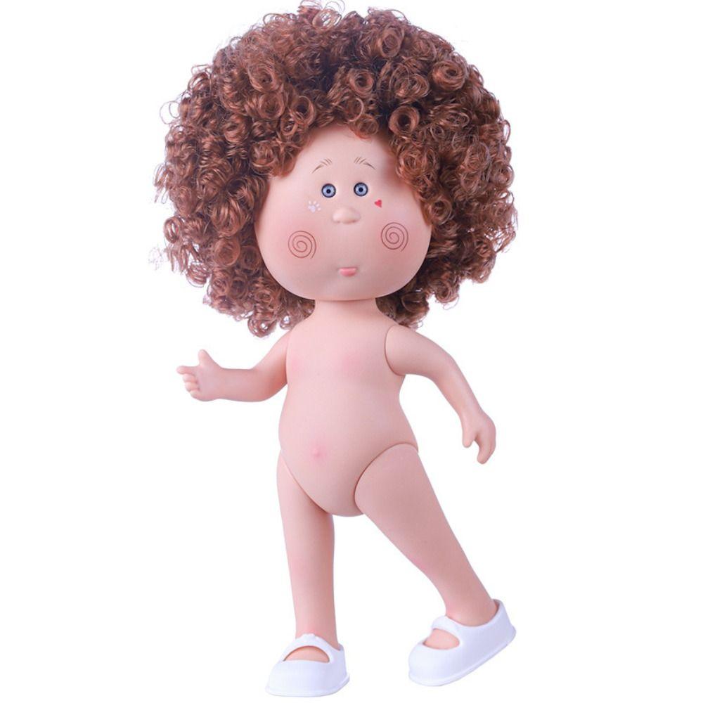 Dark Skin Mia Potato Dolls Dress Up Action Figure Body 24cm Bean Eye Vinyl Doll  Doll Accessories