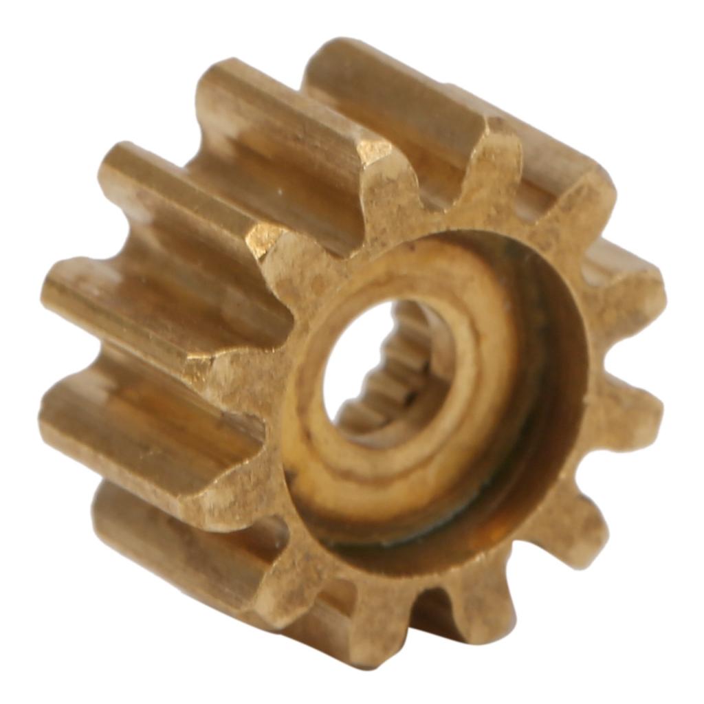 4305‑0025‑0012 Servo Gear 12 Tooth Brass Gear 25 Tooth Spline MOD 0.8 Gear Replacement Servo Parts