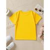 European Sizes [Boys' Teddy Bear T-Shirt] Boys' Cute Teddy Bear Holding Heart T-Shirt - Summer Short Sleeve Casual Round Neck Top