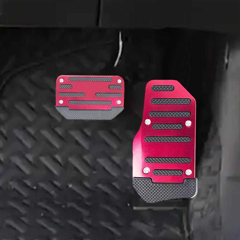 Set di 2 Copripedale Freno Accessori per Auto Facile Installazione Sostituzione Diretta del Veicolo