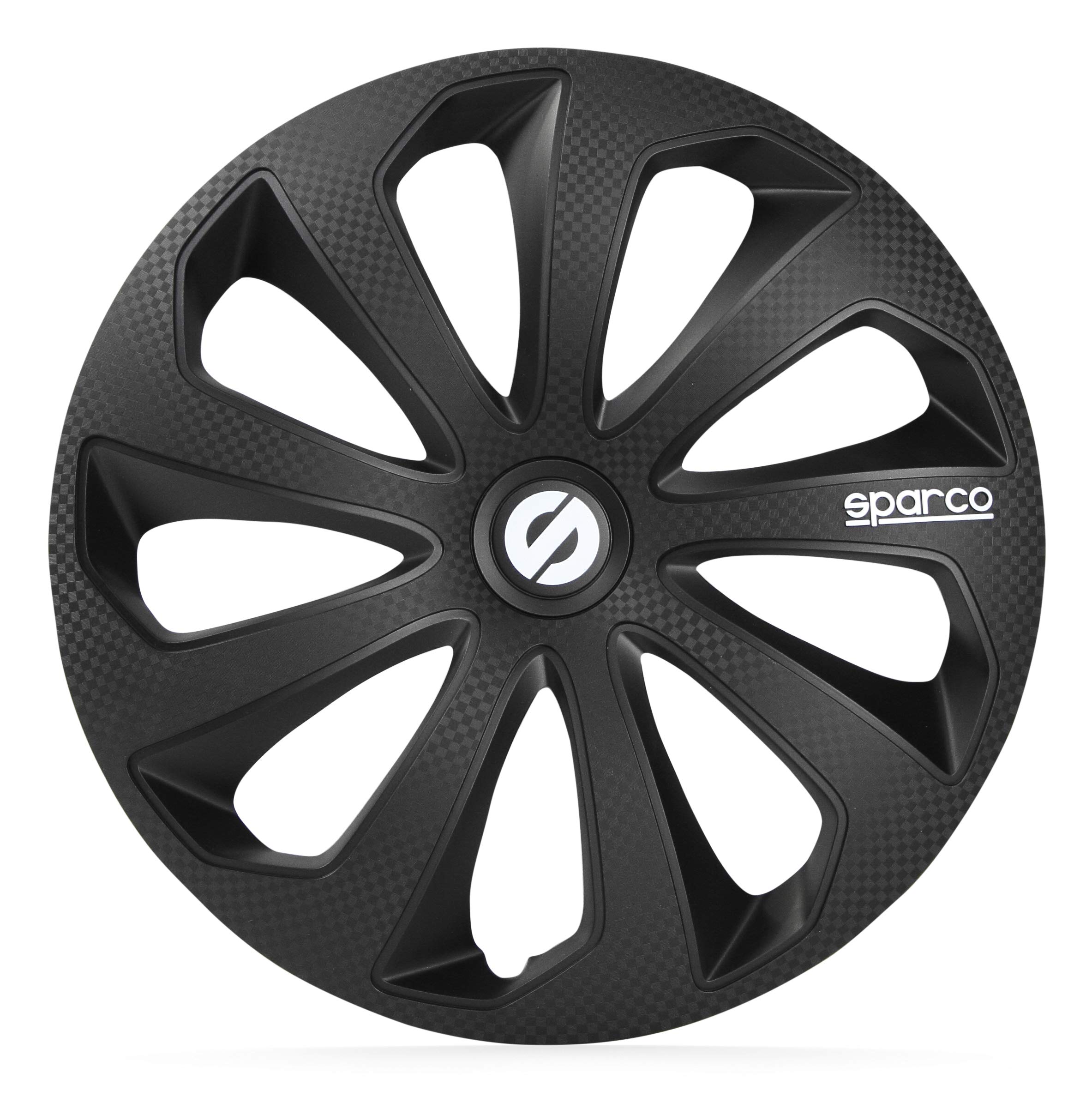 

SPARCO CORSA Wheel Black x Carbon Covers, Sicilia, 13-inch, Fiber, SPC1374BKC_J чёрный