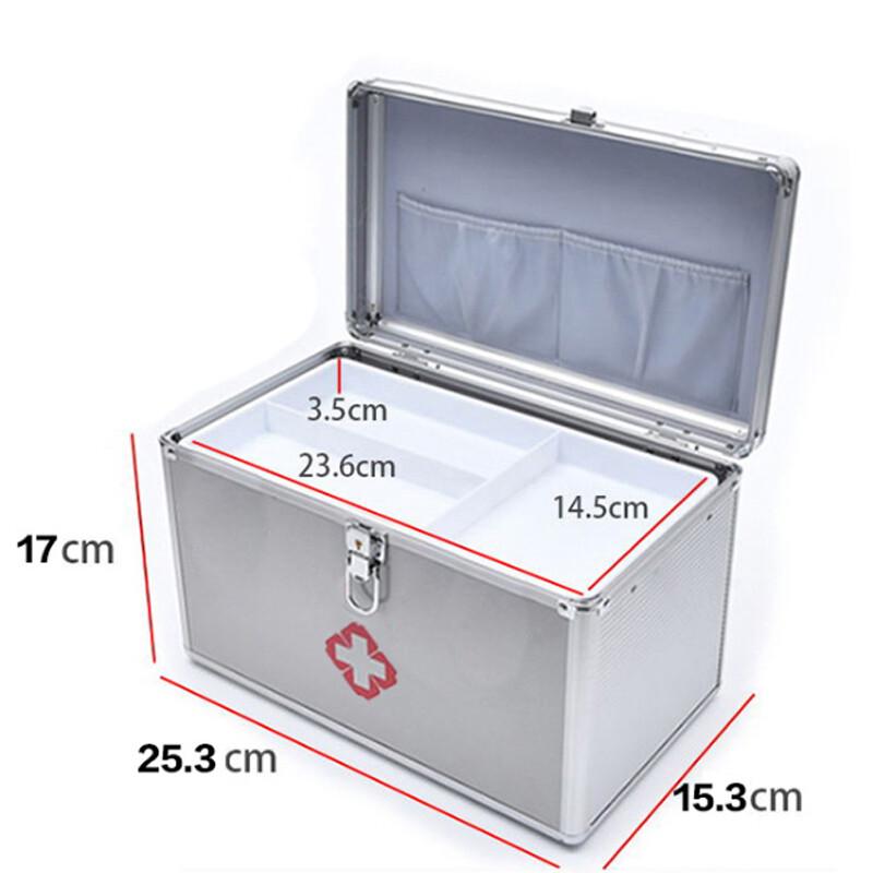 Aluminum Alloy Portable First Aid Storage Box