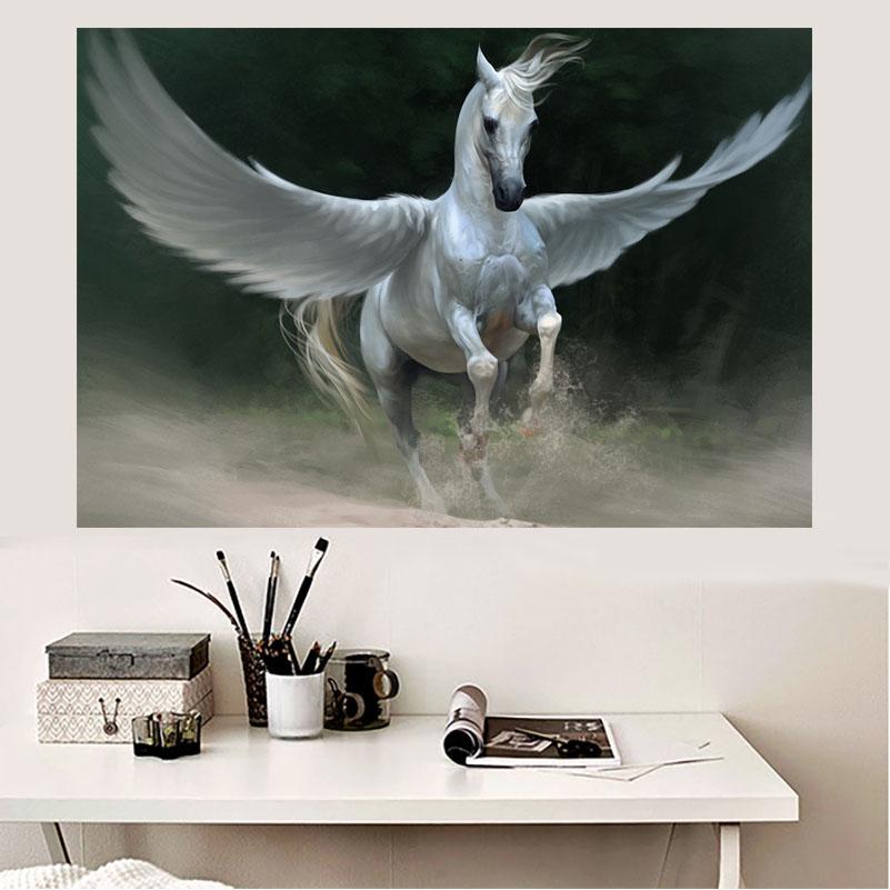 Diamond Painting "flying Horse" DIY 5D Embroidery Cross Stitch Full Square / Round Diamond Mosaic Home Decoration Art