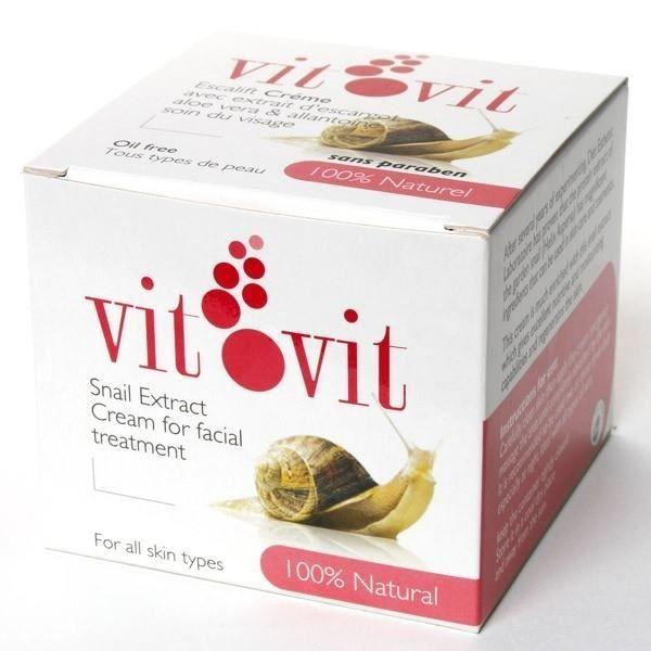 Soin Visage - VIT VIT - Crème Bave Escargot - 50 ml - Sans parabène - Tous types de peau