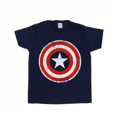 Boys Captain America Cracked Shield T-Shirt