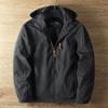 2025 Men's Spring Tactical Jacket with Detachable Hood - Versatile Outdoor Mid-Length Design