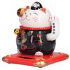 6in Fortune Cat Ceramic Waving Lucky Cat Ornament Home Decoration for Bedroom Car OfficeType 3
