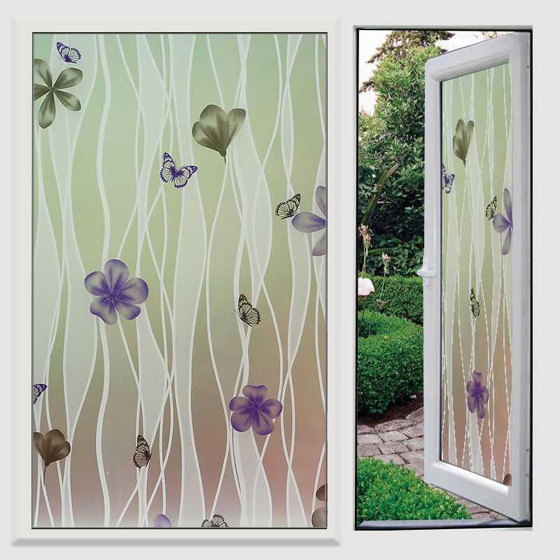 Selbstklebendes Papier, Fensterfolie, Badezimmerglasfolie, Blickschutz, Badezimmerfenster-Fensteraufkleber, Sonnenscheinweiß