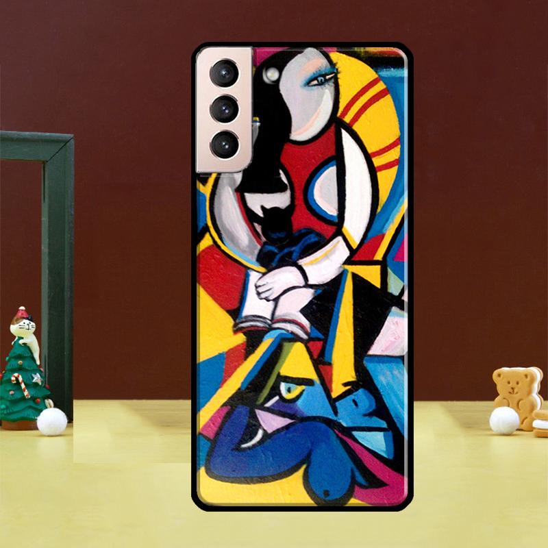 Picasso Abstract painting Art Phone Case For Samsung Galaxy S25 Ultra S20 S21 S22 S23 S24 Ultra S24 FE S9 S10 Plus Cover