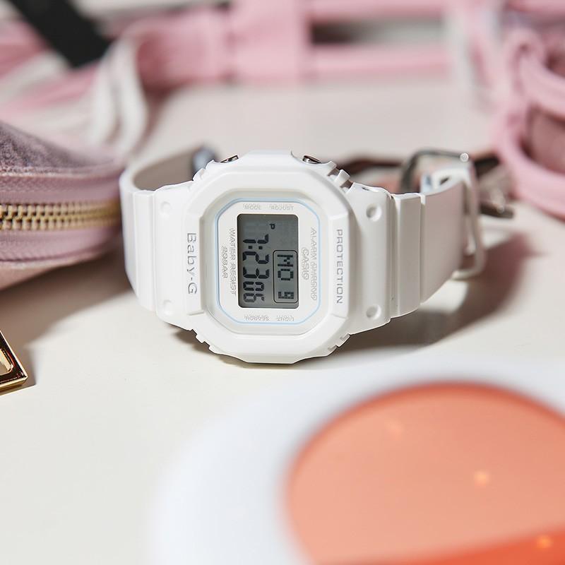Casio watch series-DWBGD series, fashionable, retro and cool, waterproof, quartz movement, resin strap, Japanese and Korean DW-5600MW-7&BGD-560-7D