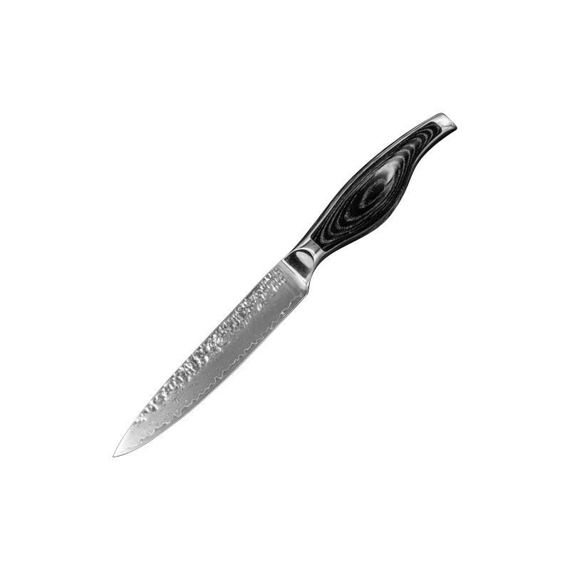 5'' 67 Layers Damascus Steel Chef Knife Kitchen Utility Knives Fruit Slicing Paring Knife Cutter