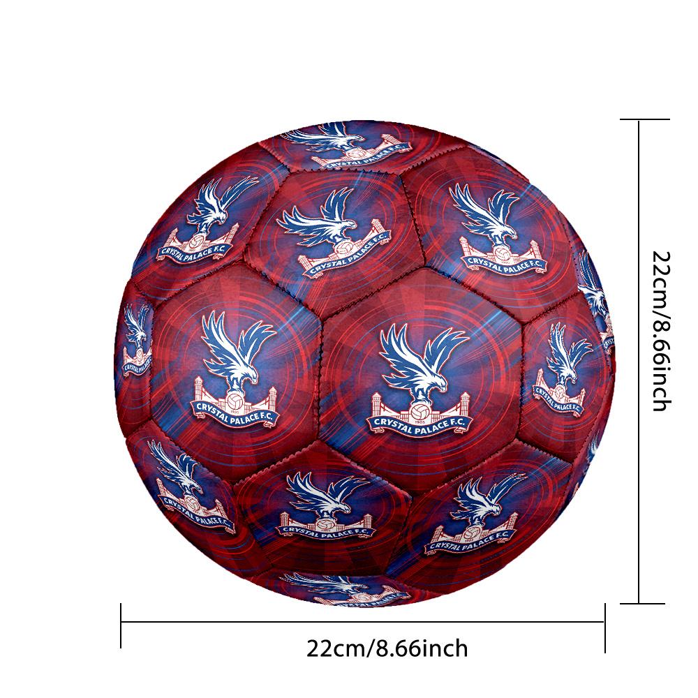 Crystal Palace Size 5 Football High Elastic Soccer Ball For Outdoor Competition Daily Training Play