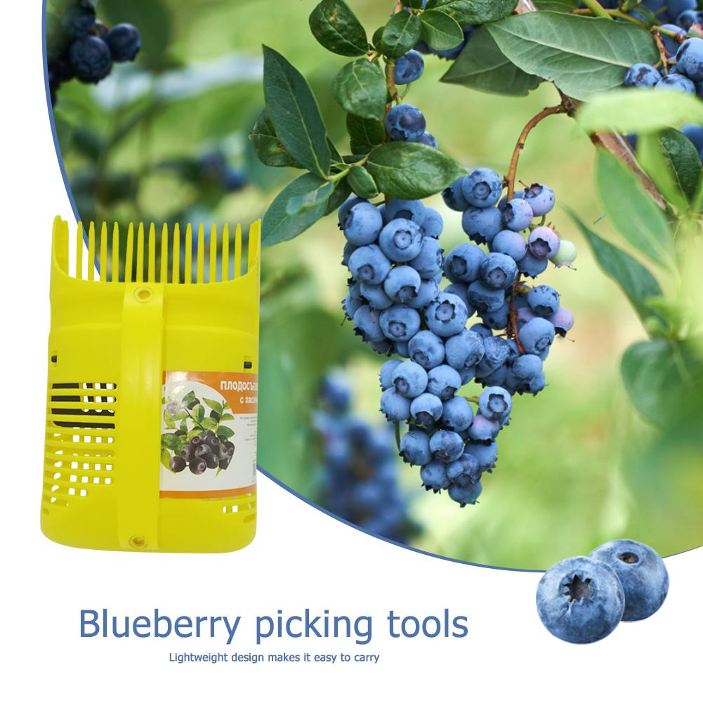 Fruit Picker Handle Blueberry Collection Harvester Shovel Tool Picking Garden Tool Berry Comb for Blueberries Cranberries