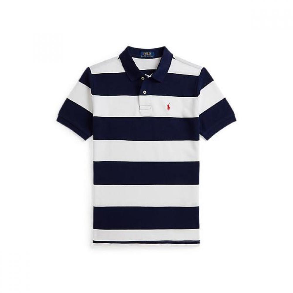 Polo Ralph Lauren Boys 8 18 Striped Cotton Mesh Polo Shirt Cwpokniy8021658410 S
