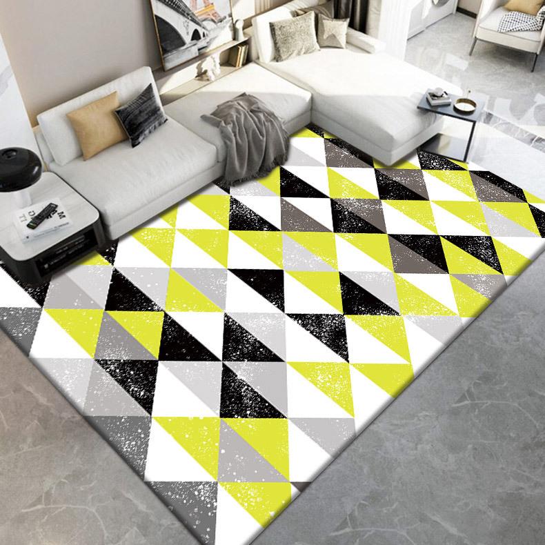 Carpet Living Room Bedroom, Bedside Carpet Autumn and Winter Simple Room Floor Mat Easy To Maintain