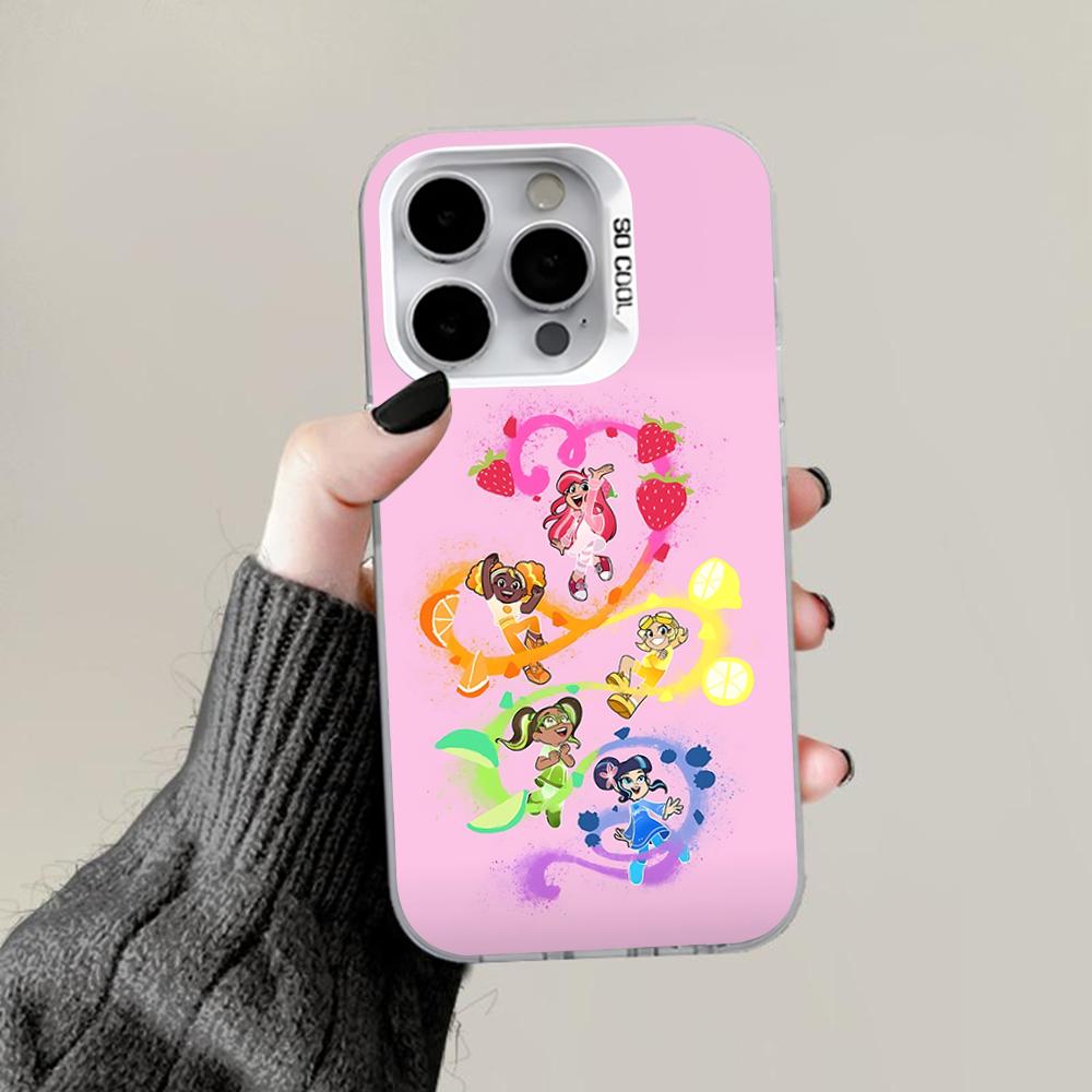 S-Strawberry Pink S-Shortcakes Phone Case For iPhone 16,15,14,13,12,11,Pro,Max,Plus,Mini,XS,SE Anti Fall Gray White Matte Bumper