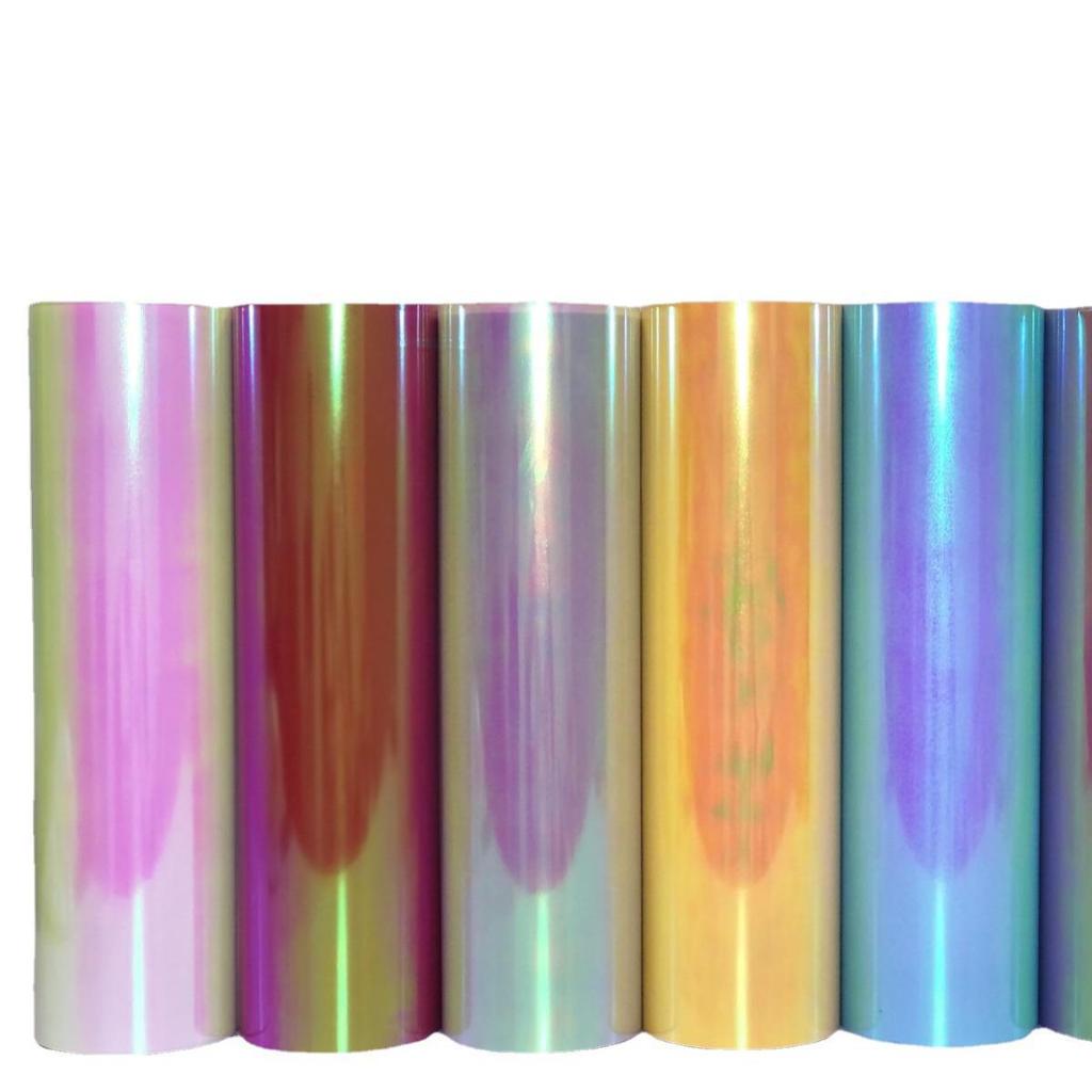 PET Fantasy Laser Color Heat Transfer Film for Clothing, Shoes, and Hats