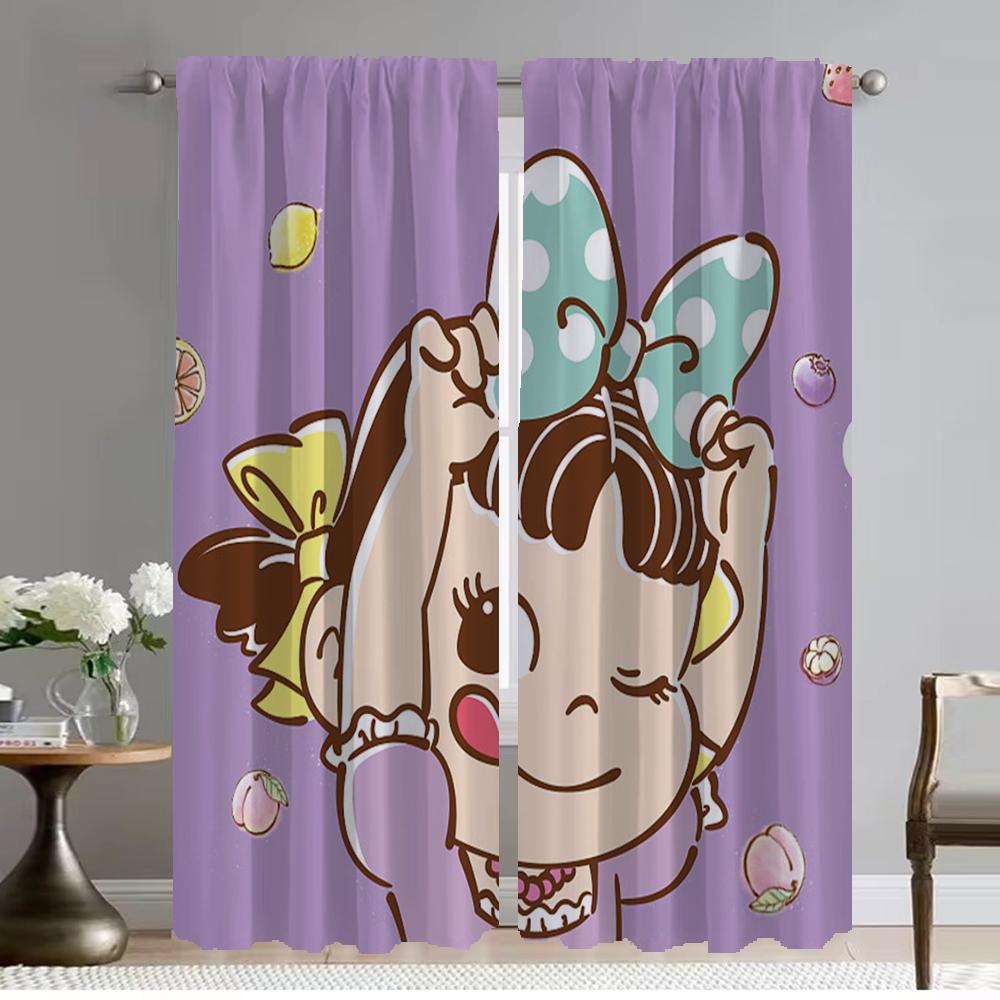 

Kitchen Curtains for Living Room Curtain for Room 2 Panel POKA Shades Halloween Decoration Home Interior Curtains Partition W50xH70cmx2pcs-CL