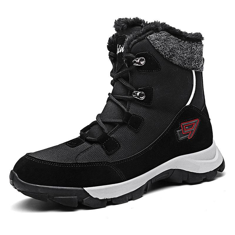 

Unisex High-Top Snow Boots: Warm Velvet-Lined, Mid-Tube Design for Outdoor Use 37