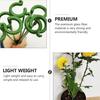 10Pcs Plant Support Stakes with Clips Amaryllis Plant Cage Support Garden Single Stem Flower Support Stake for Tomato Orchid Lily Peony Rose