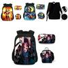 Large Capacity Demon Slayer Kimetsu No Yaiba Backpack With Durable Material And Stylish Design