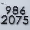 Modern 3D House Numbers Heavy Duty Rust-proof Simple Installation Modern House Address Numbers for Outside Home Front Door