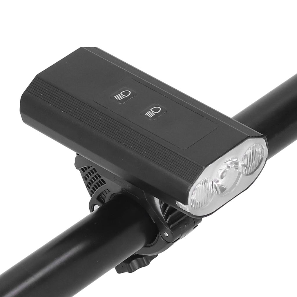 3LED Svetlo na bicykel Nastaviteľné Vodotesné Predné svetlo na bicykel s ukazovateľom batérie USB Nabíjanie pre Cestu