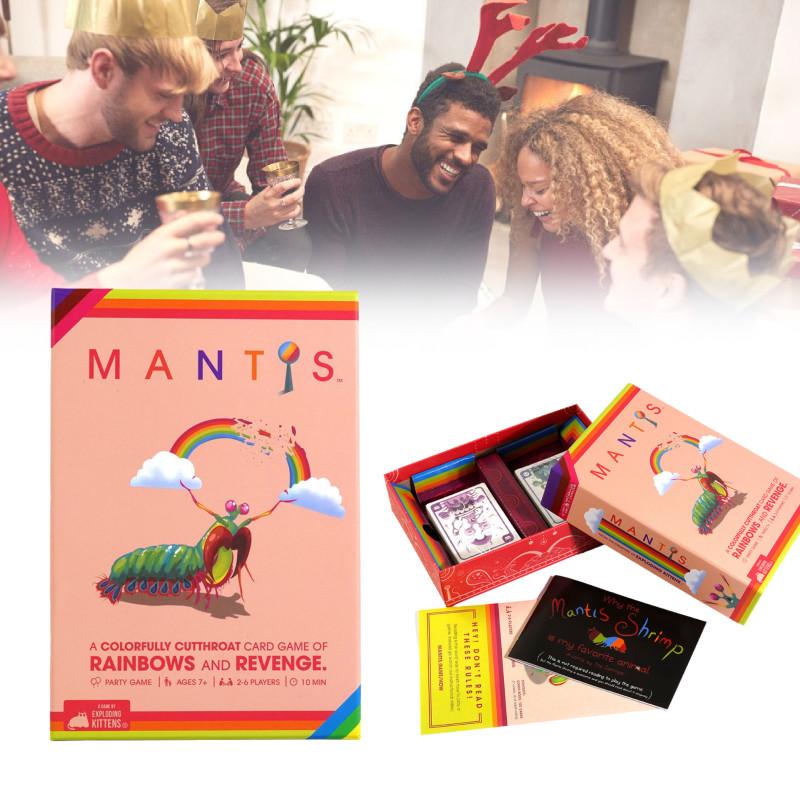 Mantis Výbušné kotě Mantis Párovací karetní hra pro vzrušující rodinná setkání