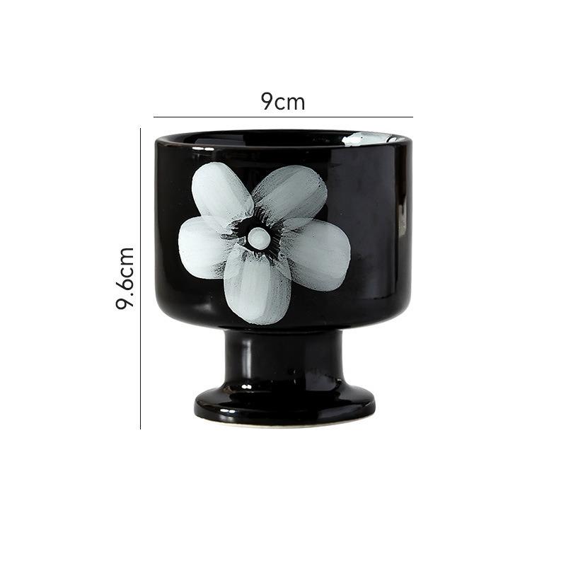 1PC Ceramic Mug Simple Style Afternoon Tea Coffee Water Cup Handle Creative Decoration Personalized Household Items