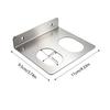 Hammer Organizer Stainless Double Slots Heavy-Duty Shelf With Screws Tool Holder For Workshop Outdoor Woodworking Studio Shed