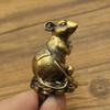 Chinese Rat Miniatures Traditional Mouse Love Corn Ornaments Zodiac Mouse Figurines  Home