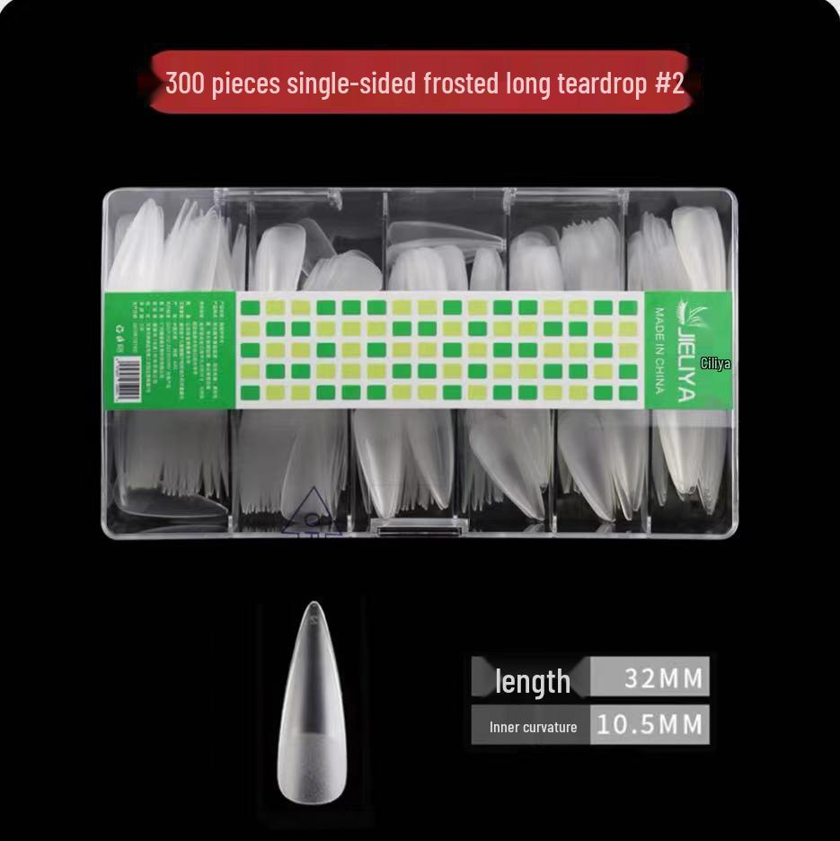 

Optional Frosted Ultra-Thin Traceless Nail Tips - Small Size, Refillable, Stick-On